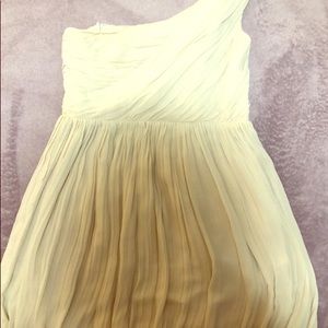 Silk beige dress